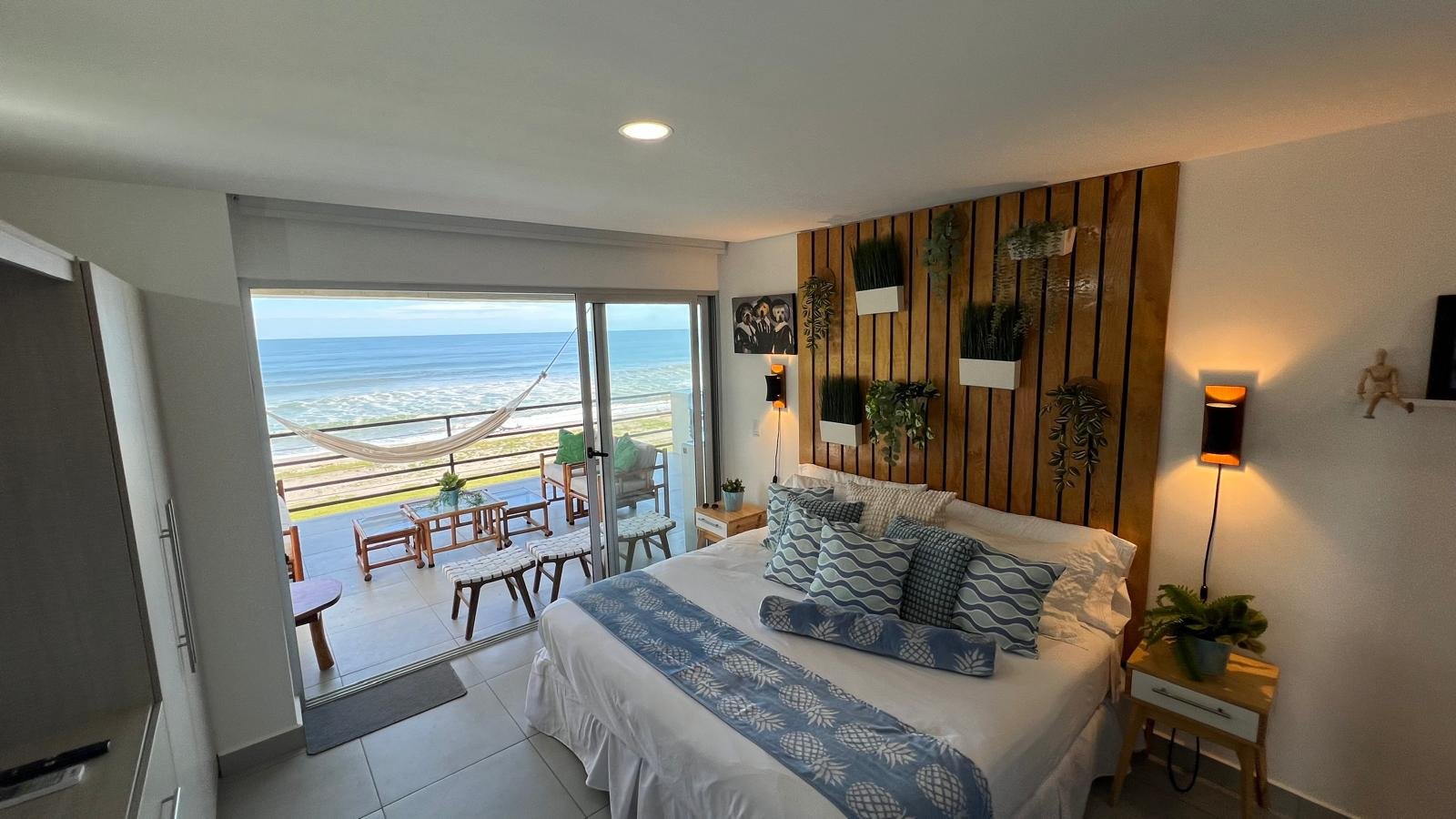 Master suite with ocean balcony and hammock